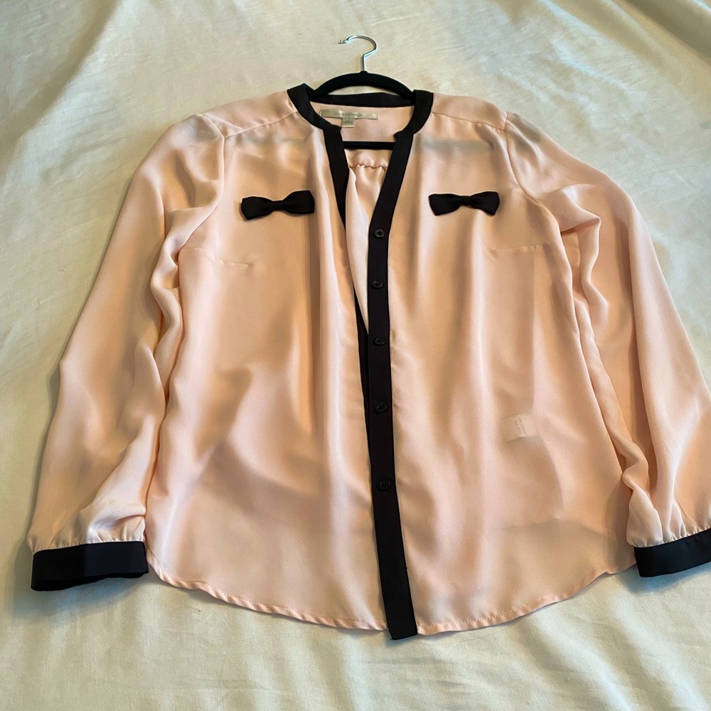 Womens button up blouse